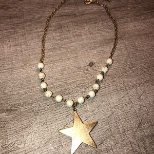 Boutique Gold Star Pendant Necklace
